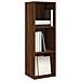 Libreria /mobile Tv Rovere Marrone 36x30x114cm Legno Multistrato - Foto miniatura 3