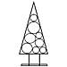 Albero Di Natale Decorativo In Metallo Nero 60 Cm - Foto miniatura 3