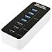 IUSB3-TLYBV7 Hub a 4 Porte USB 3.0 Super Speed ??USB + Caricatore 1A / 2A - Foto miniatura 1