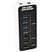 IUSB3-TLYBV7 Hub a 4 Porte USB 3.0 Super Speed ??USB + Caricatore 1A / 2A - Foto miniatura 5