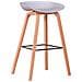 Sgabello Nordico Con Gambe In Legno Di Faggio (75 Cm) - Daxer - Foto miniatura 1