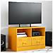 Mobili TV 2 pz Giallo Senape 67x39x44 cm in Acciaio - Foto miniatura 5