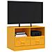 Mobili TV 2 pz Giallo Senape 67x39x44 cm in Acciaio - Foto miniatura 8