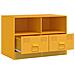Mobili TV 2 pz Giallo Senape 67x39x44 cm in Acciaio - Foto miniatura 9