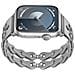 Cinturino Per Apple Watch Series 1-9 E Ultra In Silicone Grey 22 Mm - Foto miniatura 2