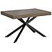 Tavolo allungabile 90x120/224 cm Plaker tortora gambe antracite - Foto miniatura 1