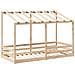 Letto Per Bambini Con Tetto 100x200 Cm Legno Massello Di Pino - Foto miniatura 3