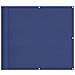 Paravento Da Balcone Blu 90x800 Cm 100% Poliestere Oxford - Foto miniatura 2