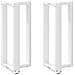 Gambe Tavolo Bar A Forma T 2 Pz Bianco 40x35x(90-91) Cm Acciaio - Foto miniatura 2