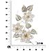 Decorazione In Metallo 3d Fiori 34 - Multicolore - Metallo - 39x5,5x67,5 Cm - Foto miniatura 6