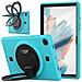 Custodia Rotante Blu Per Samsung Galaxy Tab A8 10.5"" - Protezione E Stile Unico - Foto miniatura 3