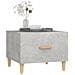 Tavolino Salotto Grigio Cemento 50x50x40 Cm Legno Multistrato - Foto miniatura 3