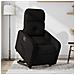 Poltrona Alzapersona Reclinabile Nera In Tessuto - Foto miniatura 8