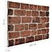 Lusso Casadino -  Pannelli Murali 3d Con Mattoni Marrone Scuro 10 Pz Eps - Foto miniatura 7