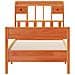 Letto Libreria senza Materasso Marrone Cera 100x200 cm in Pino - Foto miniatura 4