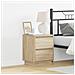 Comodini con luci LED 2 pz Rovere di Sonoma 39x34,5x50 cm - Foto miniatura 2