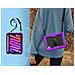 Custodia Per Ipad Mini 6 8.3"" Con Supporto E Tracolla Viola - Foto miniatura 4