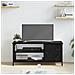 Mobile TV Rovere nero 100 x 40 x 45 cm Legno multistrato - Foto miniatura 4
