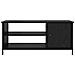 Mobile TV Rovere nero 100 x 40 x 45 cm Legno multistrato - Foto miniatura 6