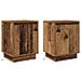 Armadio da Notte con 2 pcs Legno vecchio 39 x 34.5 x 50 cm - Foto miniatura 1