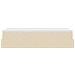 Struttura Letto Pouf con Materasso Crema 90x190 cm in Tessuto - Foto miniatura 9