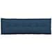 Cuscino per Schiena Blu 160 x 19 x 50 cm Tessuto - Foto miniatura 6