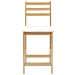 Sedie da pranzo 2 pcs Naturale 40 x 47,5 x 99,5 cm - Foto miniatura 5