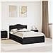 Struttura del letto Nero 120 x 190 cm Legno Ingegnerizzato - Foto miniatura 2