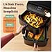 FRIGGITRICE AD ARIA Turbo Tower, 2630 W, 10,8 Litri, 2 cestelli, 7 Funzioni, PFAS-free Rivestimento ceramico, 2 Motori DC, 50+ Ricette Complete Online - Foto miniatura 3