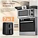 FRIGGITRICE AD ARIA Turbo Tower, 2630 W, 10,8 Litri, 2 cestelli, 7 Funzioni, PFAS-free Rivestimento ceramico, 2 Motori DC, 50+ Ricette Complete Online - Foto miniatura 5