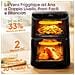 FRIGGITRICE AD ARIA Turbo Tower, 2630 W, 10,8 Litri, 2 cestelli, 7 Funzioni, PFAS-free Rivestimento ceramico, 2 Motori DC, 50+ Ricette Complete Online - Foto miniatura 8