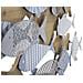 Decorazione In Metallo E Legno Pesce 10-multicolore-metallo-91x3x33,5 Cm - Foto miniatura 3