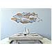 Decorazione In Metallo E Legno Pesce 10-multicolore-metallo-91x3x33,5 Cm - Foto miniatura 5