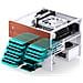 N4 WHITE computer case Micro Tower Bianco - Foto miniatura 14