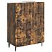 Credenza Rovere Fumo 66 x 34,5 x 92 cm Legno ingegnerizzato - Foto miniatura 2