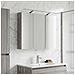 Mobiletto per specchio da bagno con lo scaffale Grigio Sonoma - Foto miniatura 2