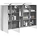Mobiletto per specchio da bagno con lo scaffale Grigio Sonoma - Foto miniatura 3