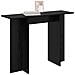 Tavolo consolle Rovere Nero 100 x 30 x 75 cm - Foto miniatura 3