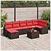 Set di divani 8 pz polyrattan - Foto miniatura 10