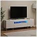 Mobile TV LED Bianco Lucido Legno ingegnerizzato - Foto miniatura 4