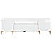 Mobile TV LED Bianco Lucido Legno ingegnerizzato - Foto miniatura 6