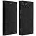 Custodia Per Sony Xperia Xz Premium - Serie First Class In Pelle Nera - Foto miniatura 2