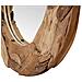 Specchio Decorativo In Legno Di Teak 60 Cm Rotondo - Foto miniatura 5