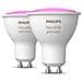 Hue White And Color Ambiance Gu10 Led Lampe Doppelpack 2x 5,7w Bluetooth - Foto miniatura 17