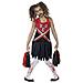Costume Ragazza Pon Pon Zombie Bambina Halloween - Taglia: 10 - 12 Anni (145/158 Cm)  - Foto miniatura 1