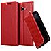 Custodia Compatibile Con Samsung Galaxy J4 Plus In Rosso Mela - Coperchio Protettiva Con Chiusura Magnetica, Funzione Stand E Tasca Per Le Carte - Foto miniatura 1