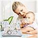 Baby Bottle Dryer Rack Con Acqua Vassoio Asportabile Bambino Stendino Ideale Per Biberon Tettarelle Tazze Pompa Di Ricambio E Accessori Grey - Foto miniatura 4