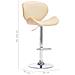 Sedia Da Bar Crema In Similpelle - Foto miniatura 4