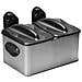 Friggitrice Doppia E Mista 2x3,5l Inox - F1968 - Foto miniatura 1