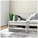 Tavolino da Salotto Bianco Lucido 68x50x38 cm Legno Multistrato - Foto miniatura 1